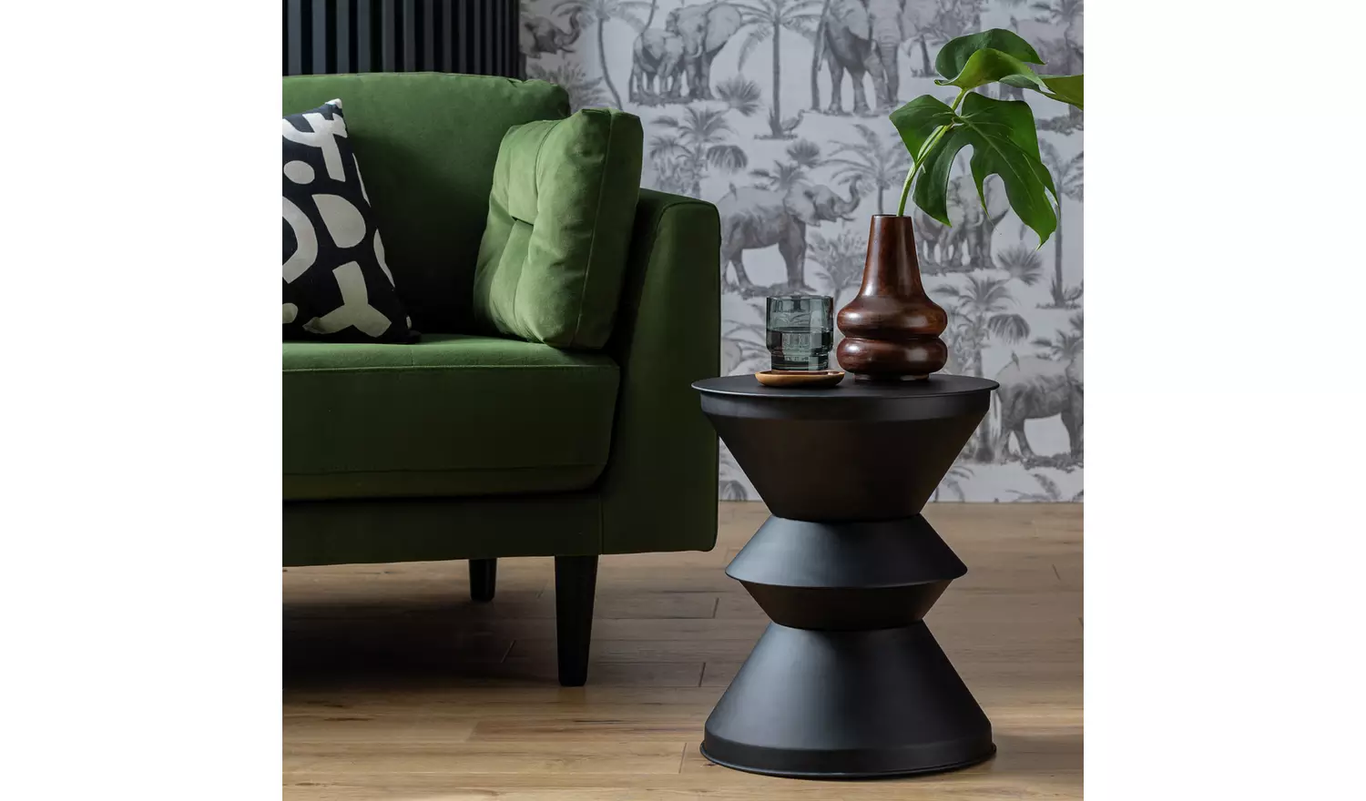 Habitat Reuben Side Table - Black