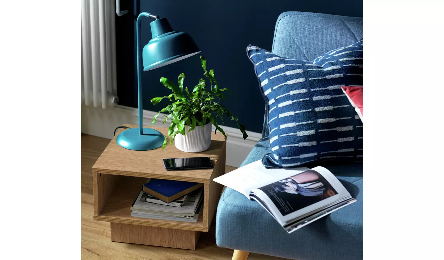 Argos Home Cubes End Table - Natural