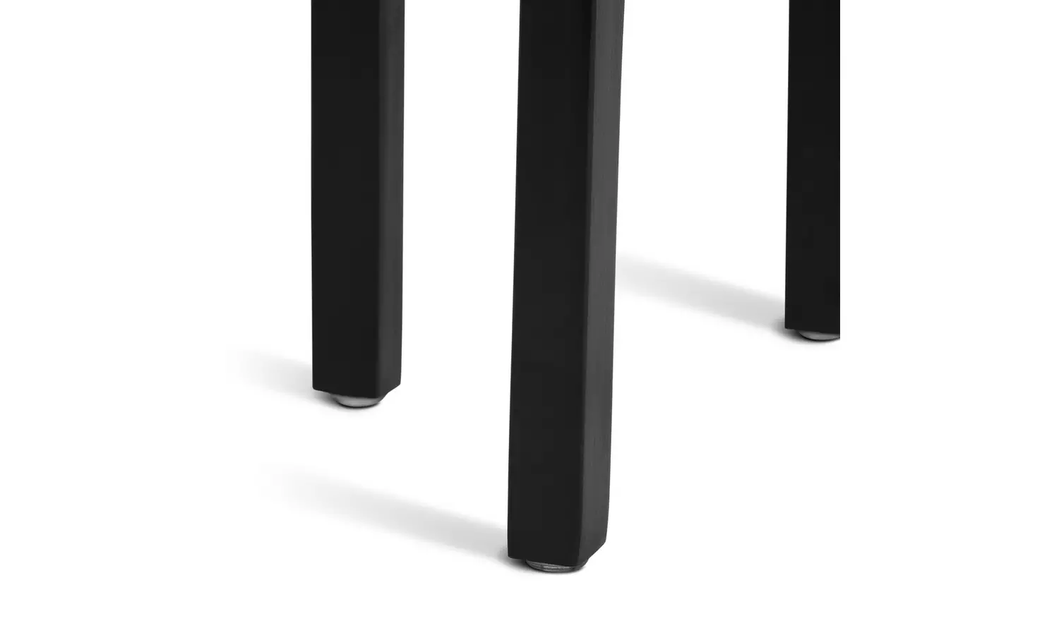 Habitat Mid Century Pedestal Side Table - Black