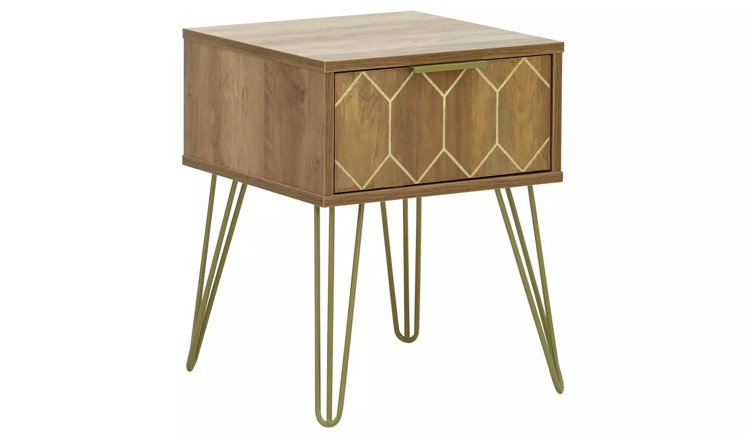 GFW Orleans Lamp Table - Mango Wood Effect
