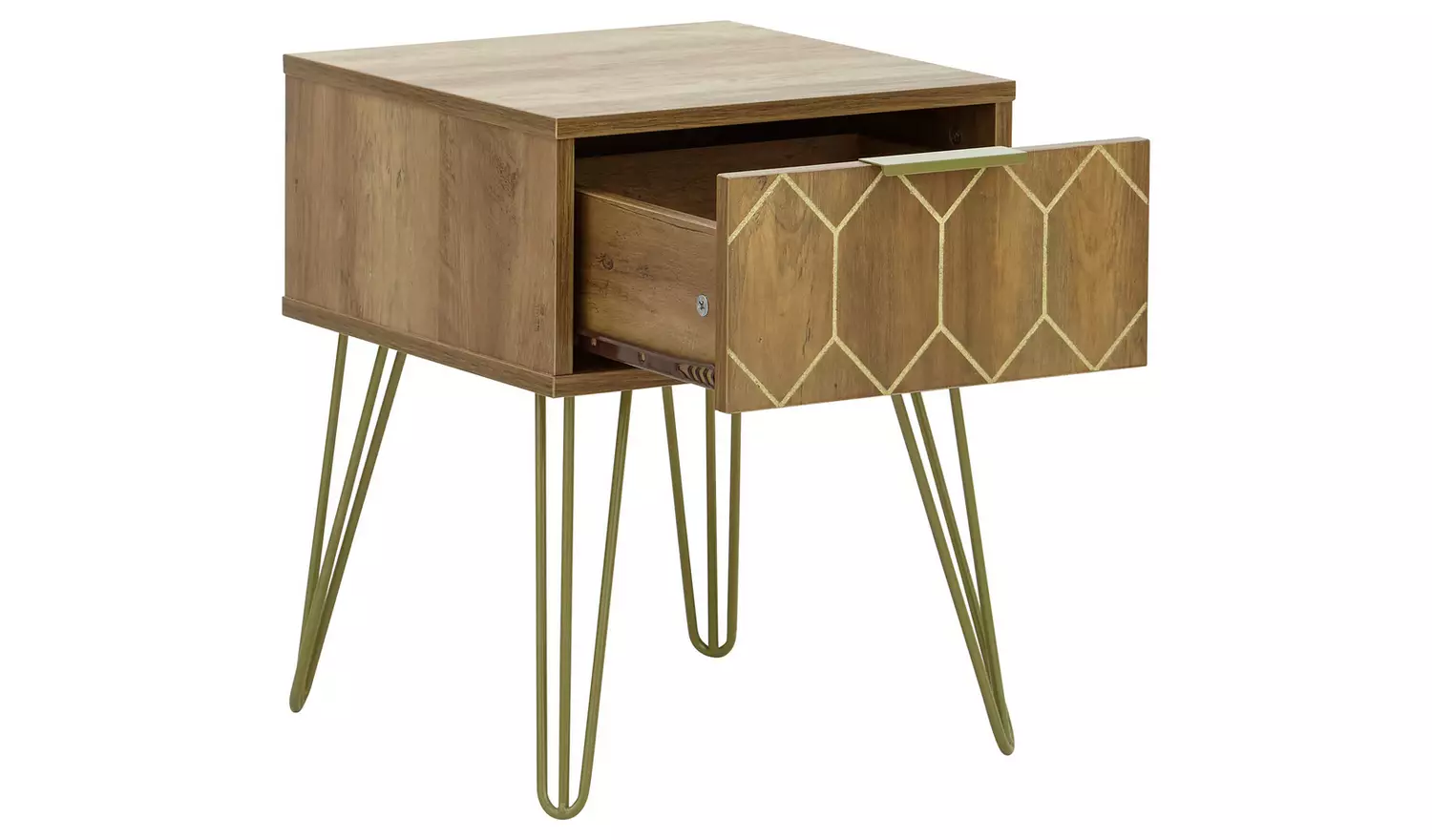 GFW Orleans Lamp Table - Mango Wood Effect