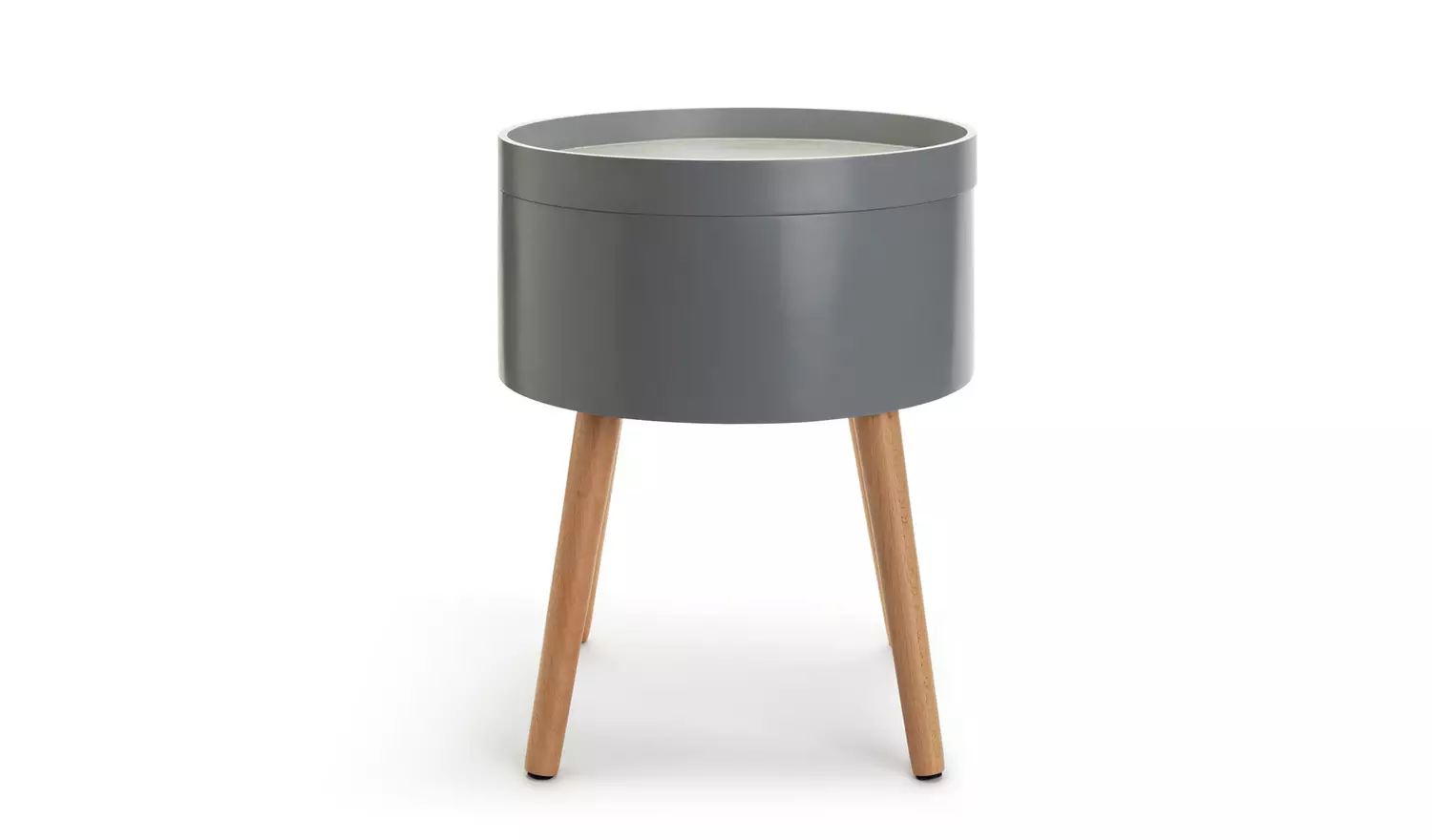 Habitat Skandi Storage Side Table - Grey