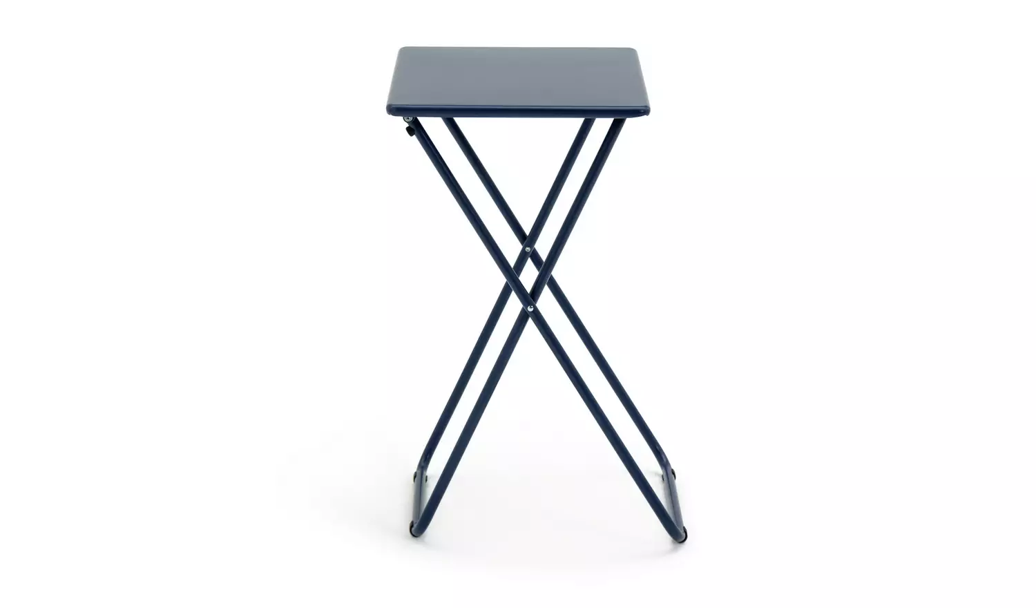 Habitat Airo Metal Folding Side Table - Blue
