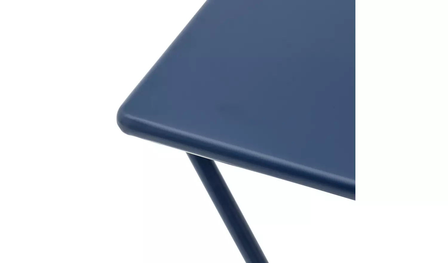 Habitat Airo Metal Folding Side Table - Blue