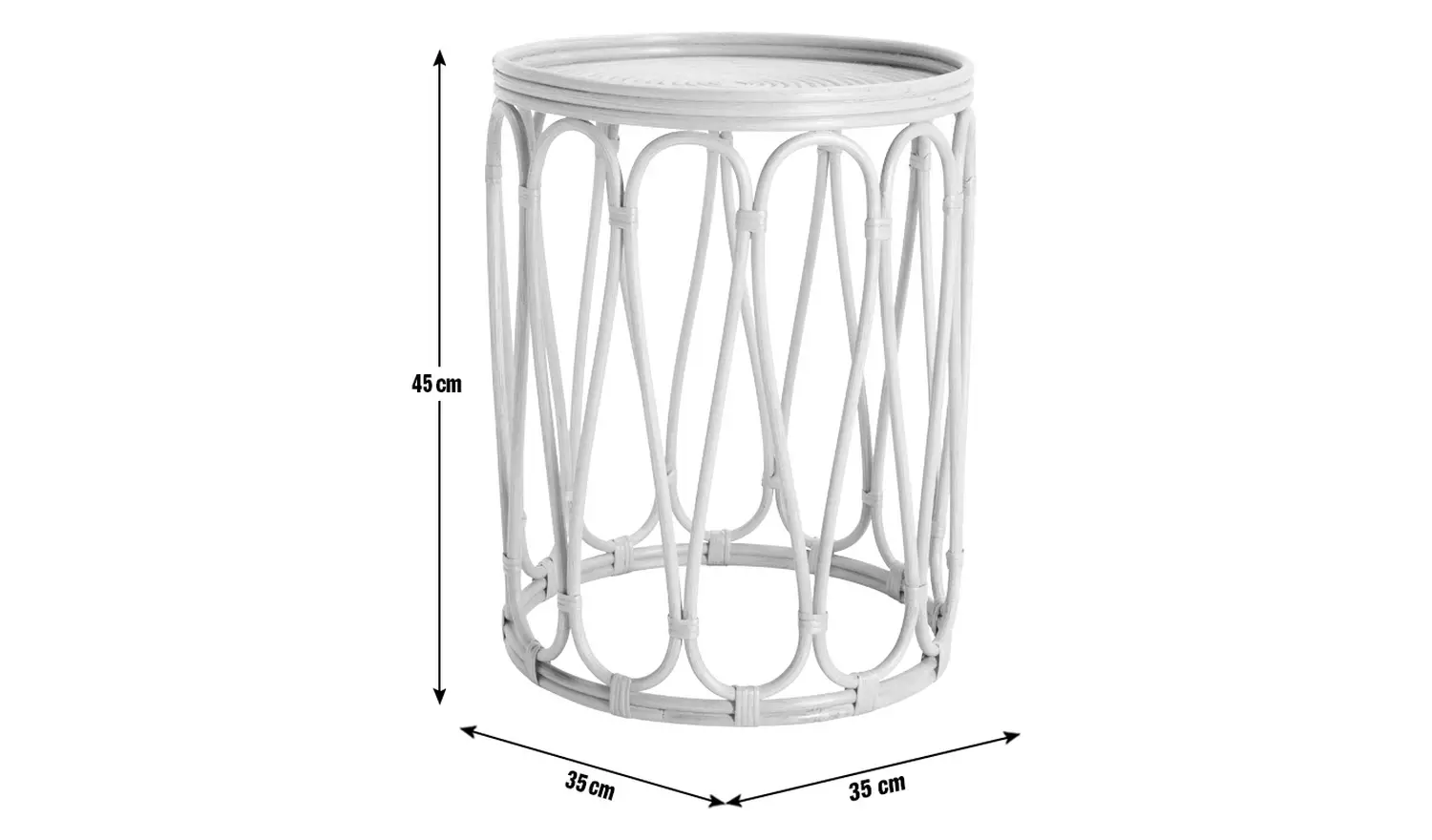 Habitat Pasadena Side Table - Natural