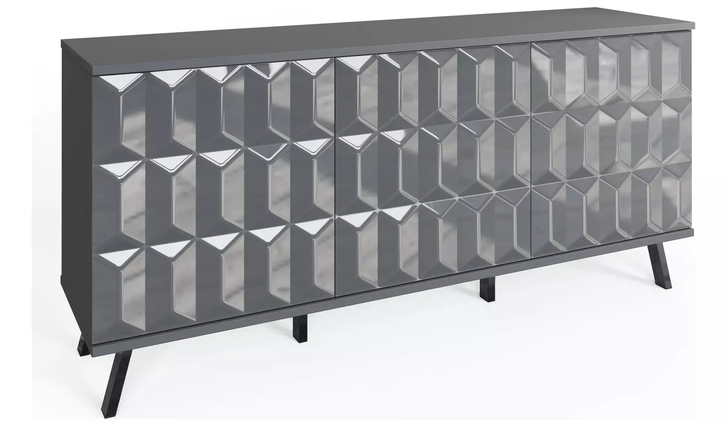 Frank Olsen Elevate Smart 3 Door Sideboard - Grey