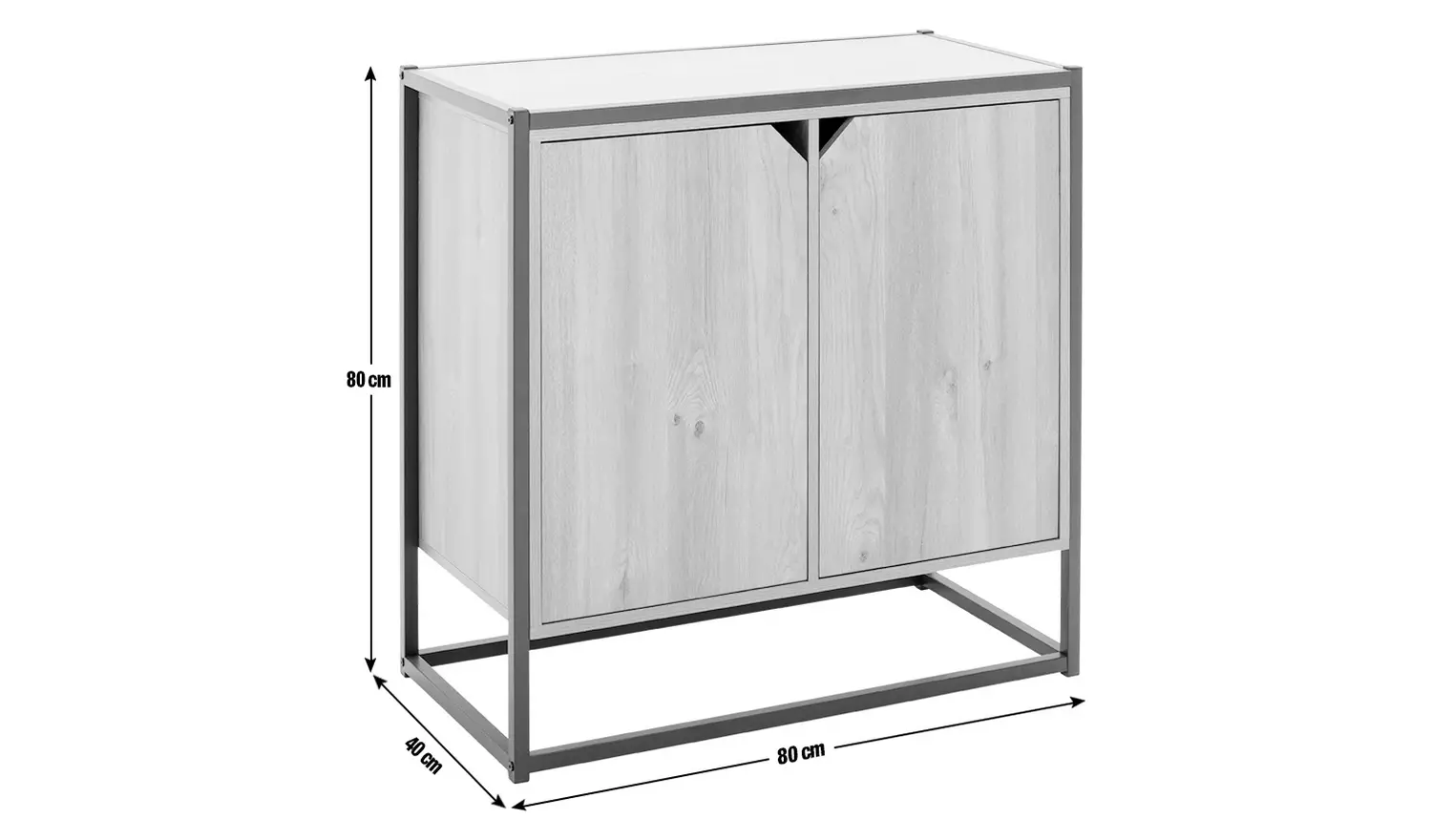 Argos Home Loft Living 2 Door Sideboard - Natural