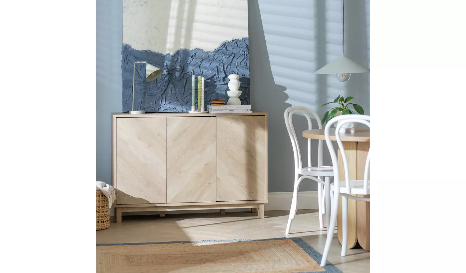 Habitat Fynn 3 Door Sideboard - Natural