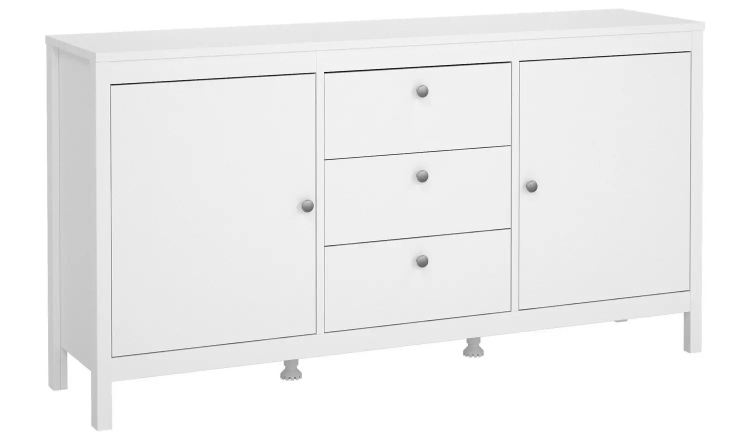 Tvilum Madrid 2 Door 3 Drawer Sideboard - White