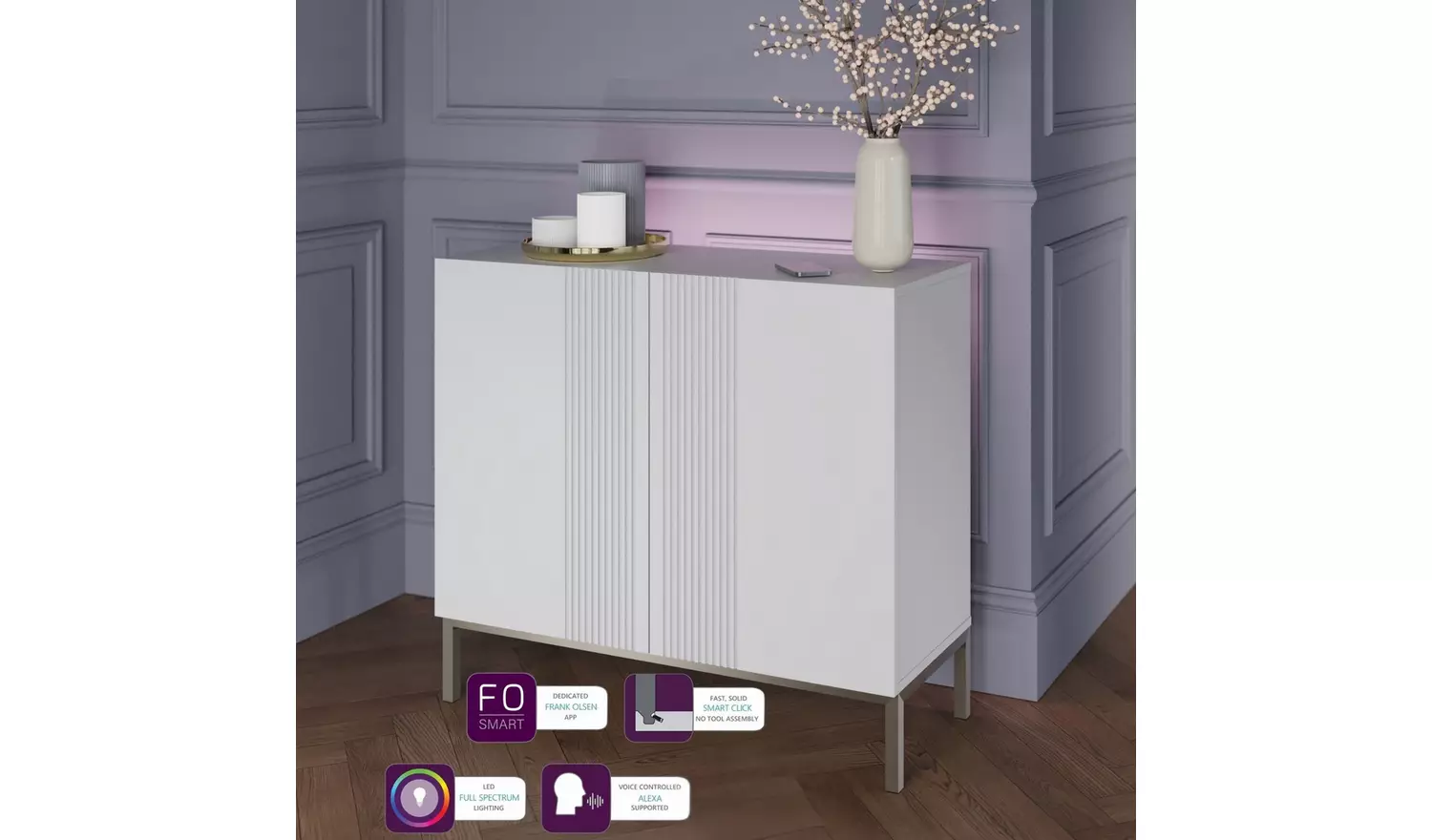 Frank Olsen Iona 2 Door Sideboard - White