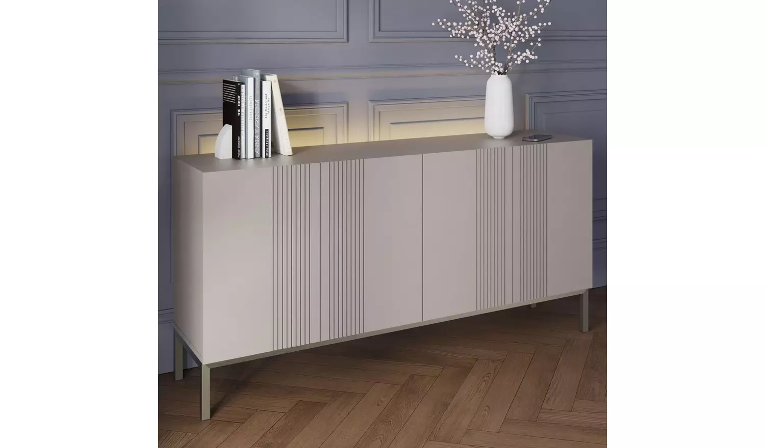 Frank Olsen Iona 4 Door Sideboard - Grey