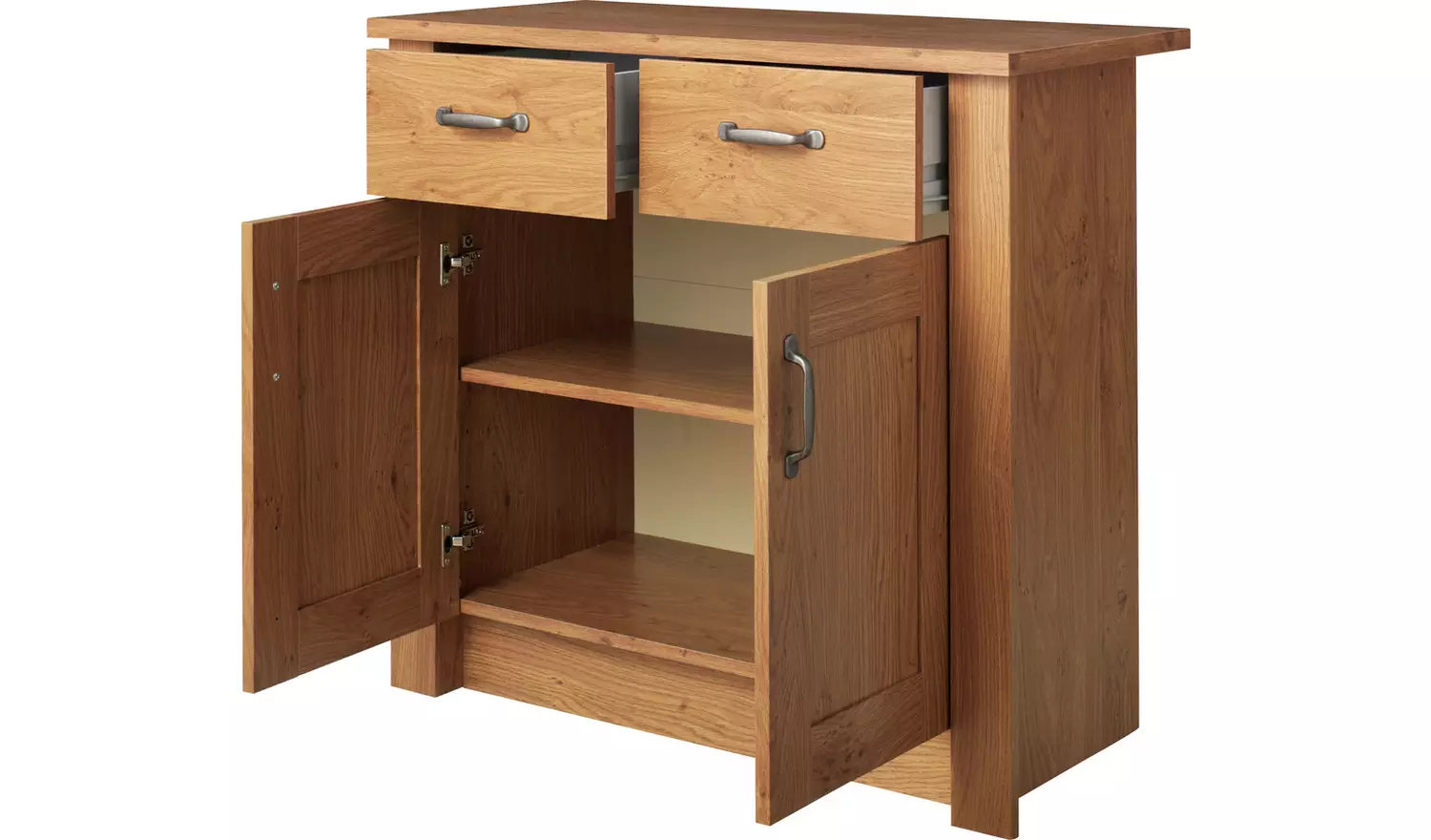 Argos Home Ohio 2 Door 2 Drawer Sideboard - Oak Effect