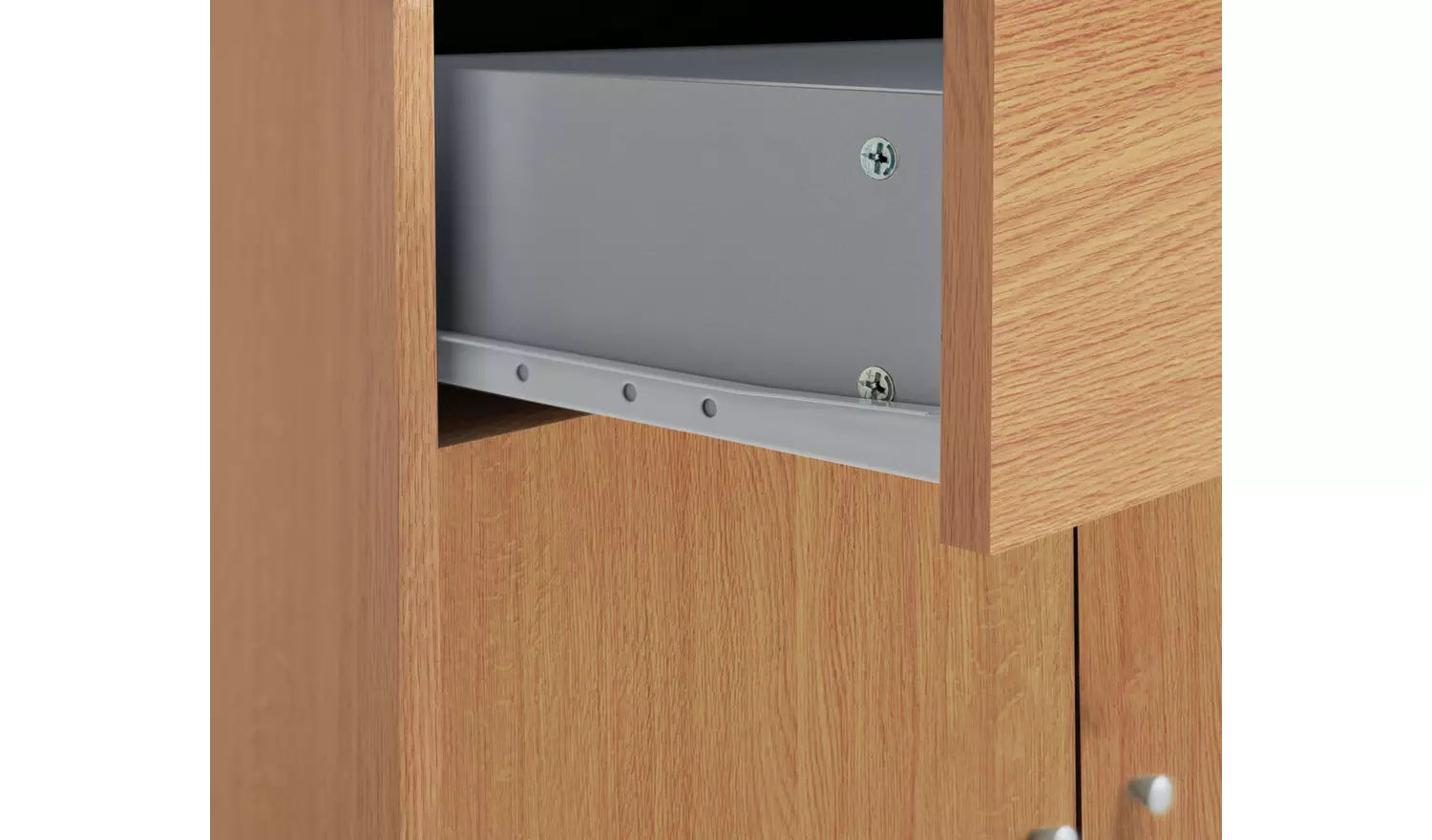 Argos Home Maine 2 Door 1 Drawer Sideboard - Natural