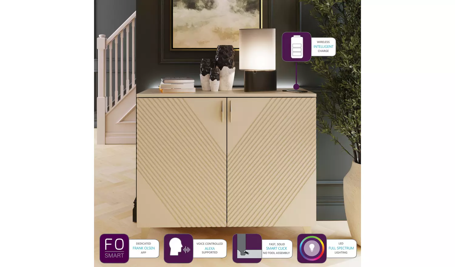 Frank Olsen Ava 2 Door Sideboard - White