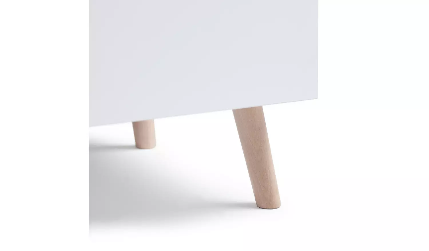 Habitat Skandi 2 Door 3 Drawer Sideboard - White Two Tone