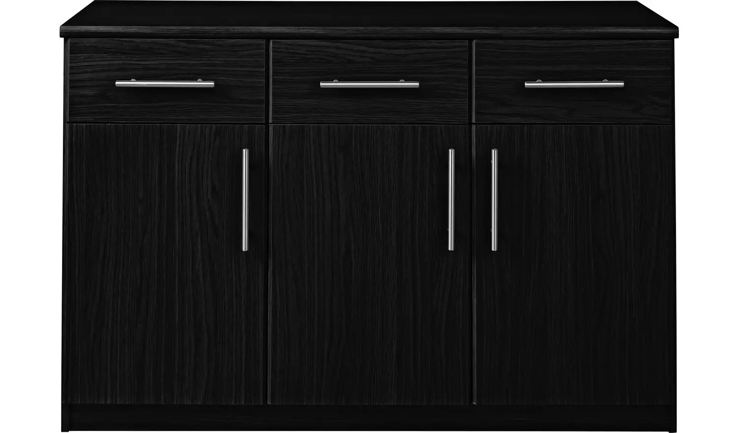 Argos Home Anderson 3 Door 3 Drawer Sideboard - Black