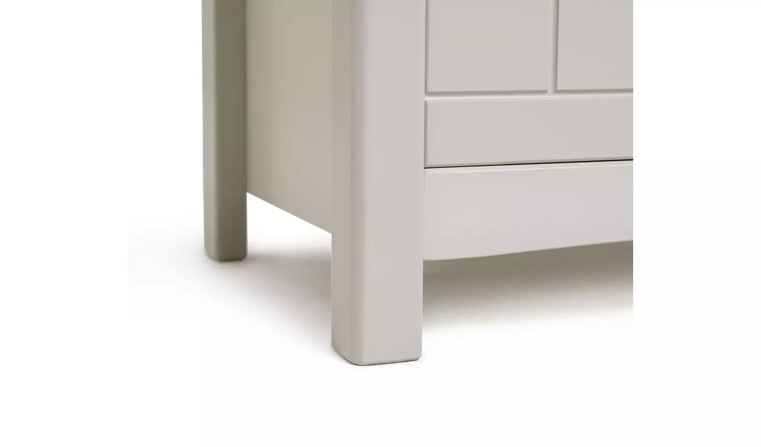 Habitat Bournemouth 4 Door 3 Drawer Sideboard -Light Grey