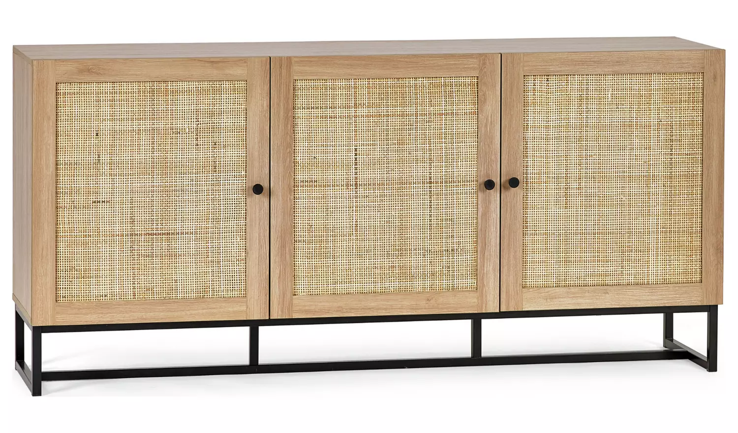 Julian Bowen Padstow 3 Door Sideboard - Natural