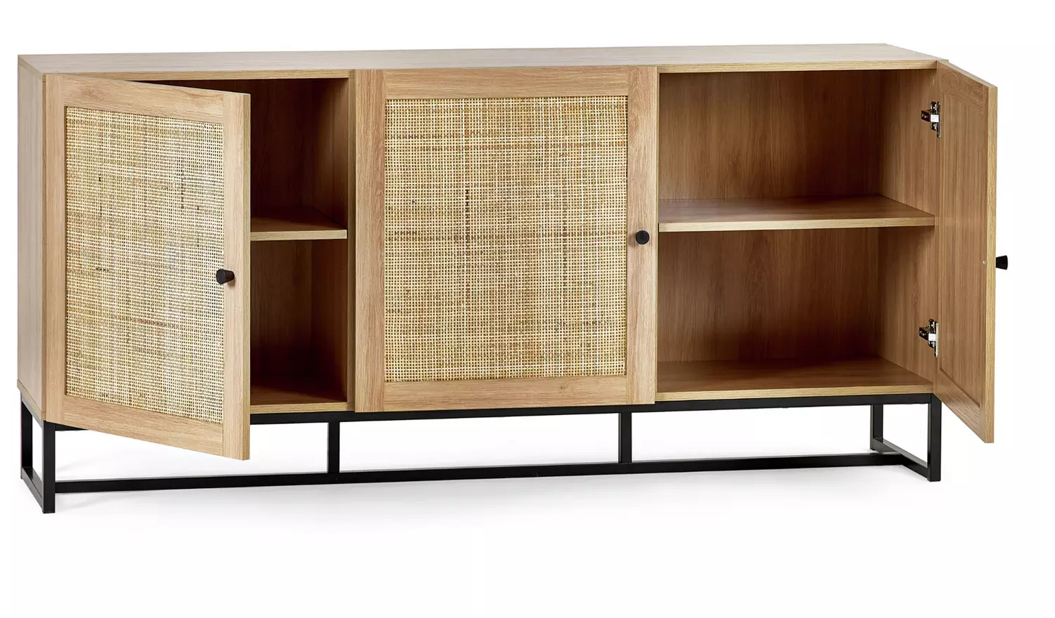 Julian Bowen Padstow 3 Door Sideboard - Natural