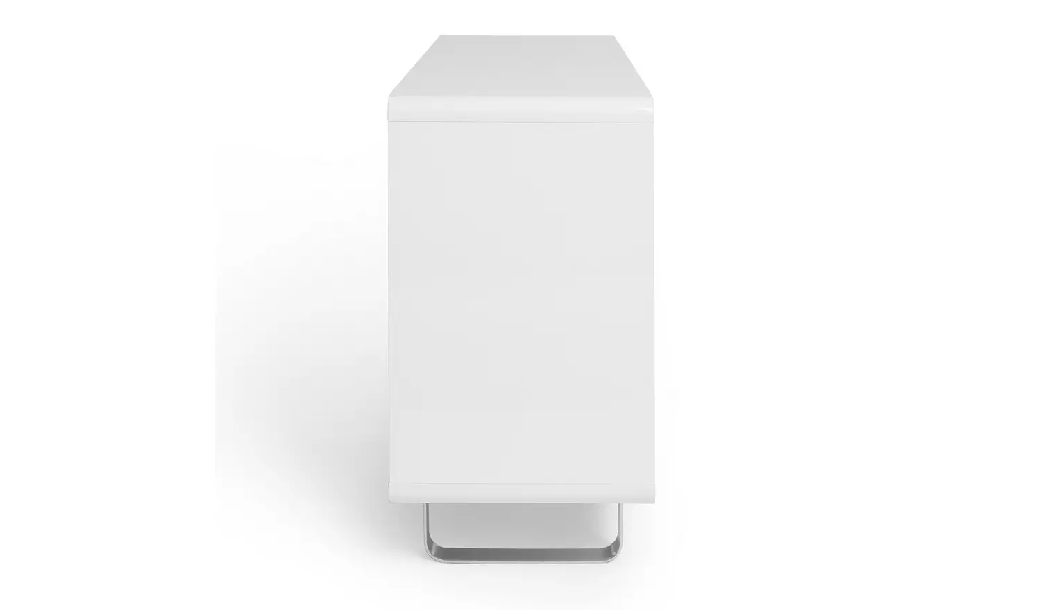 Argos Home Sleigh 3 Door 1 Drawer Sideboard - White Gloss