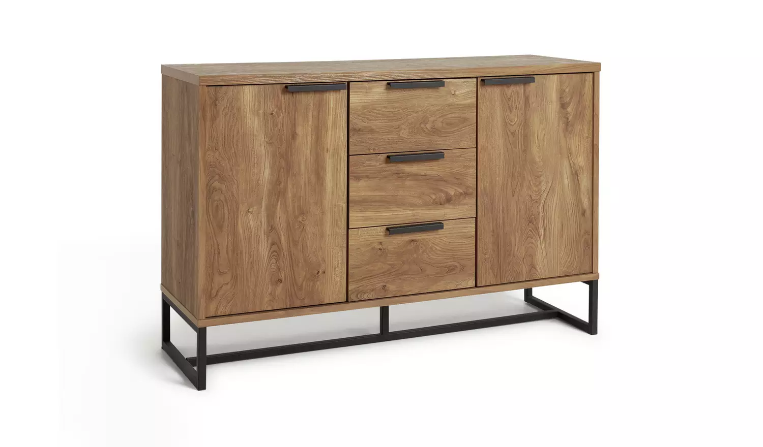 Habitat Nomad 2 Door 3 Drawer Sideboard - Natural