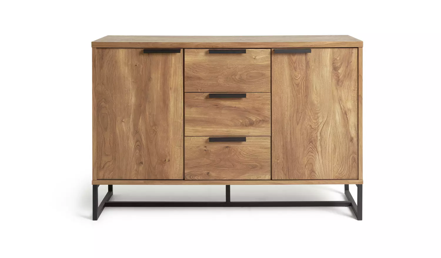 Habitat Nomad 2 Door 3 Drawer Sideboard - Natural