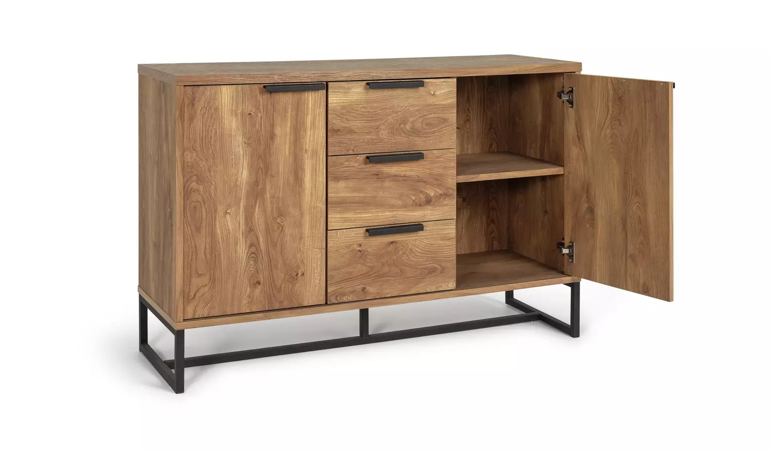 Habitat Nomad 2 Door 3 Drawer Sideboard - Natural