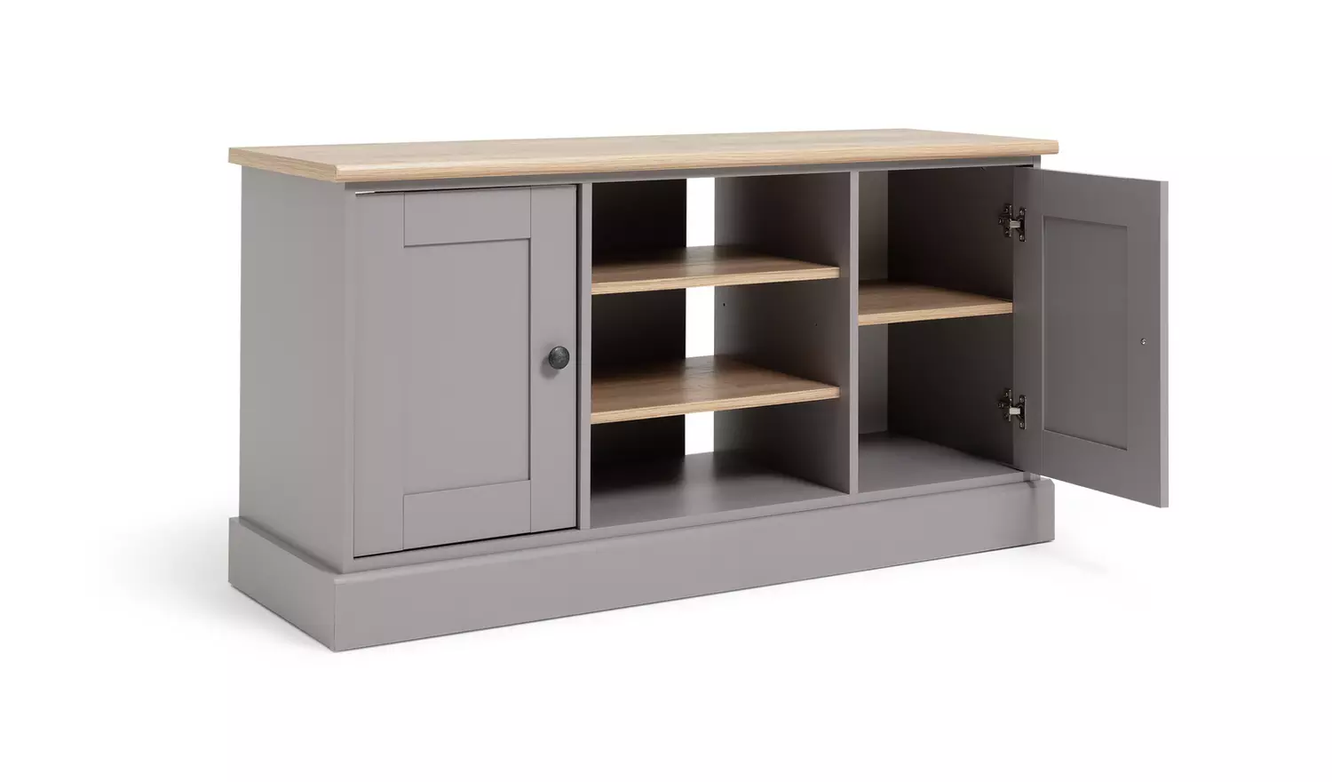 Argos Home Winchester 2 Door TV Unit - Grey