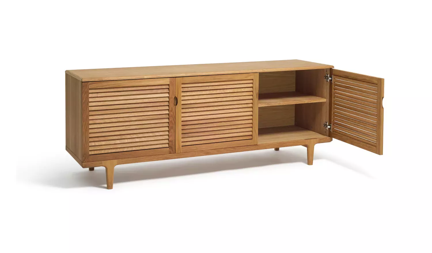Habitat Oiled Slatted Sideboard - Natural