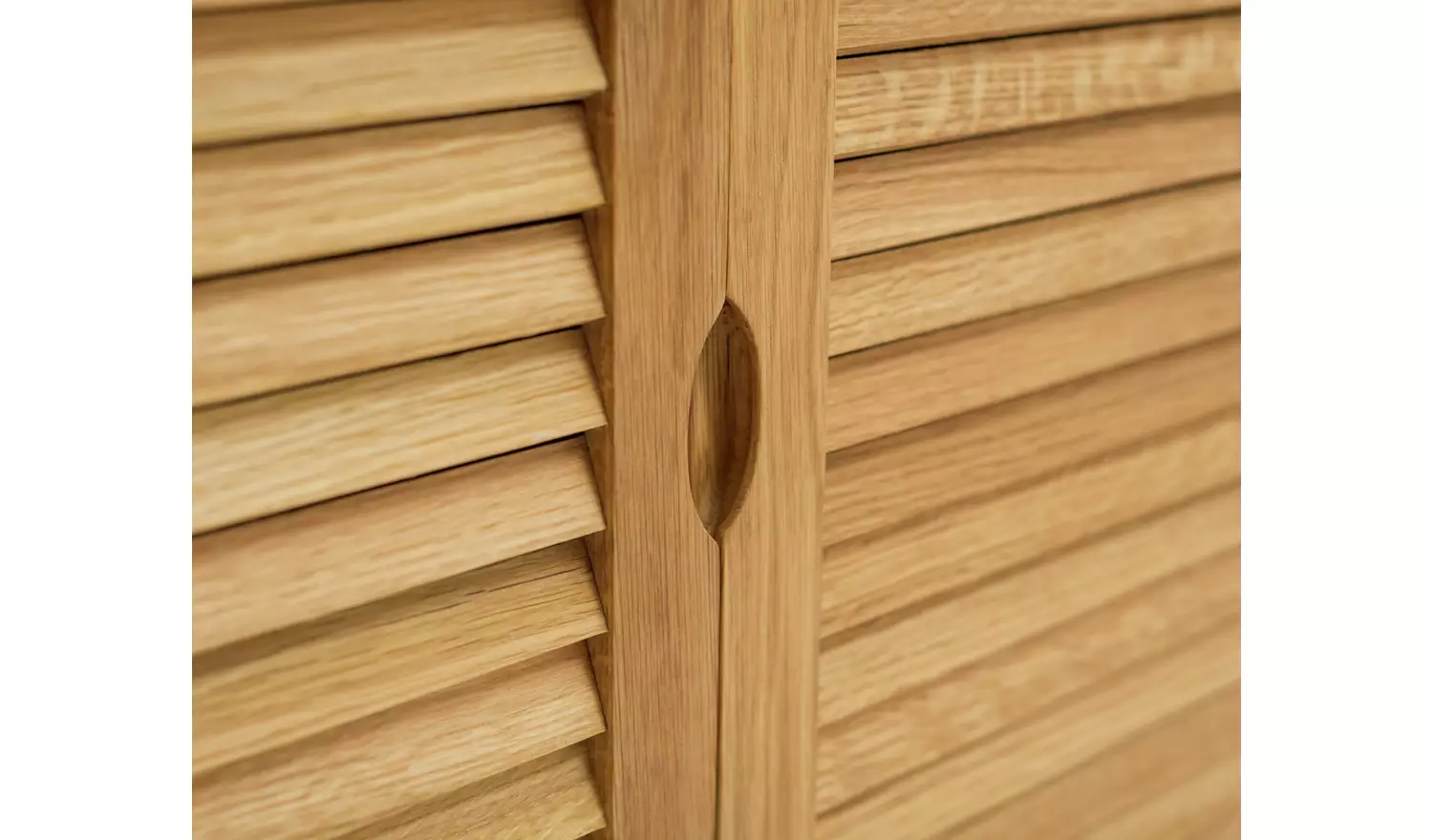 Habitat Oiled Slatted Sideboard - Natural