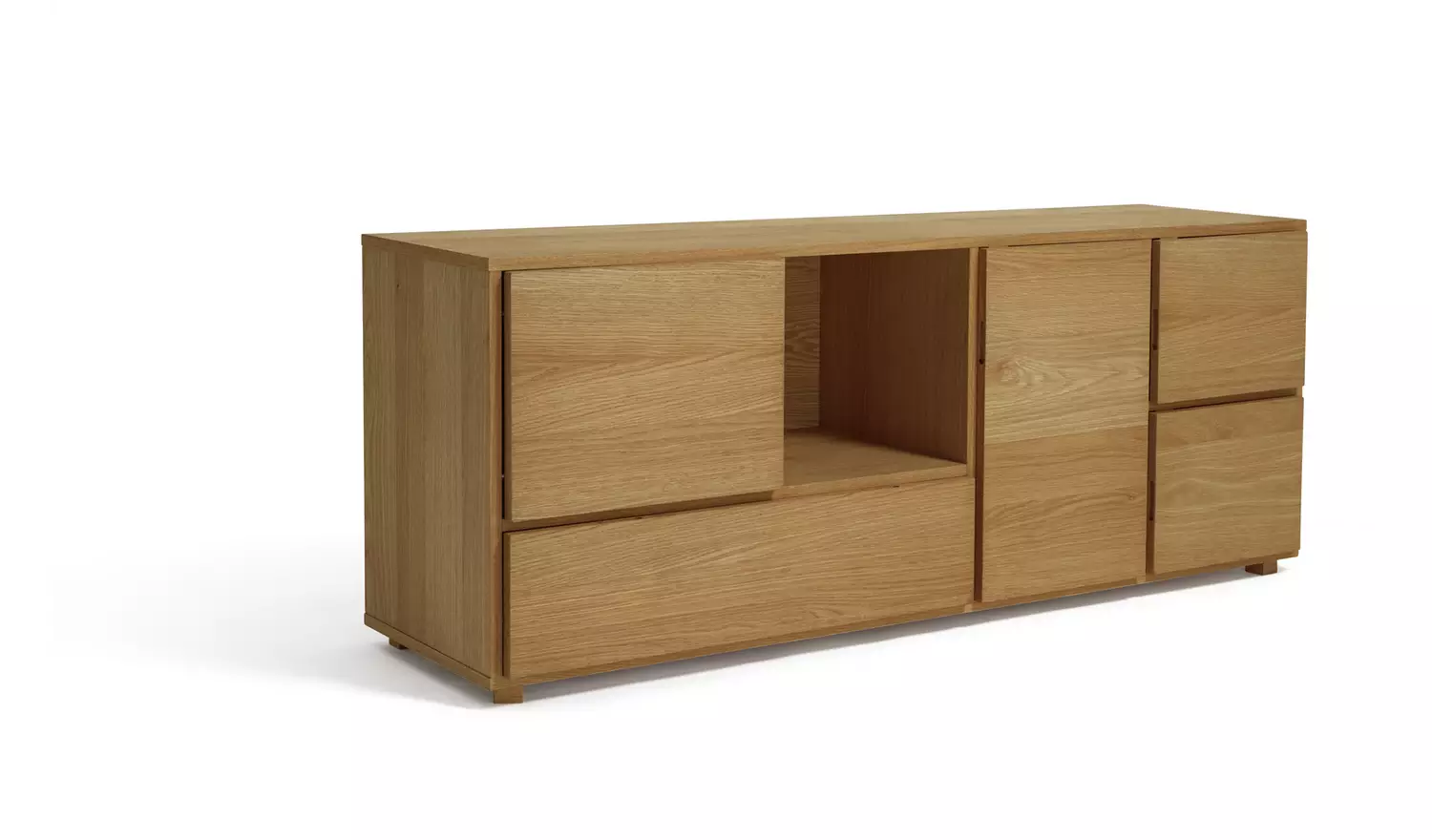 Habitat Block 1 Drawer Oak Sideboard - Natural