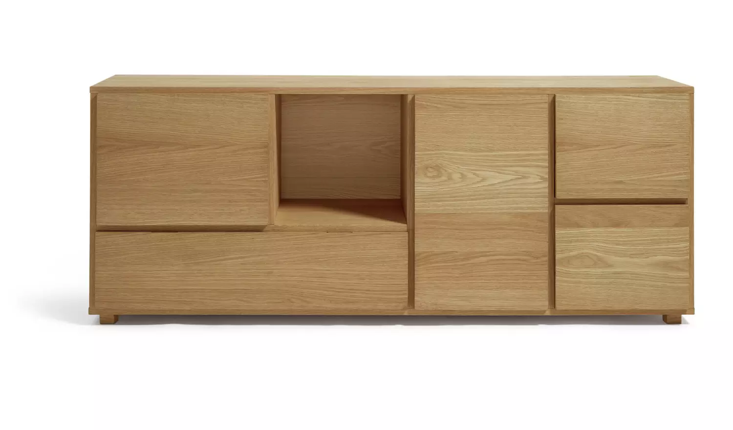 Habitat Block 1 Drawer Oak Sideboard - Natural