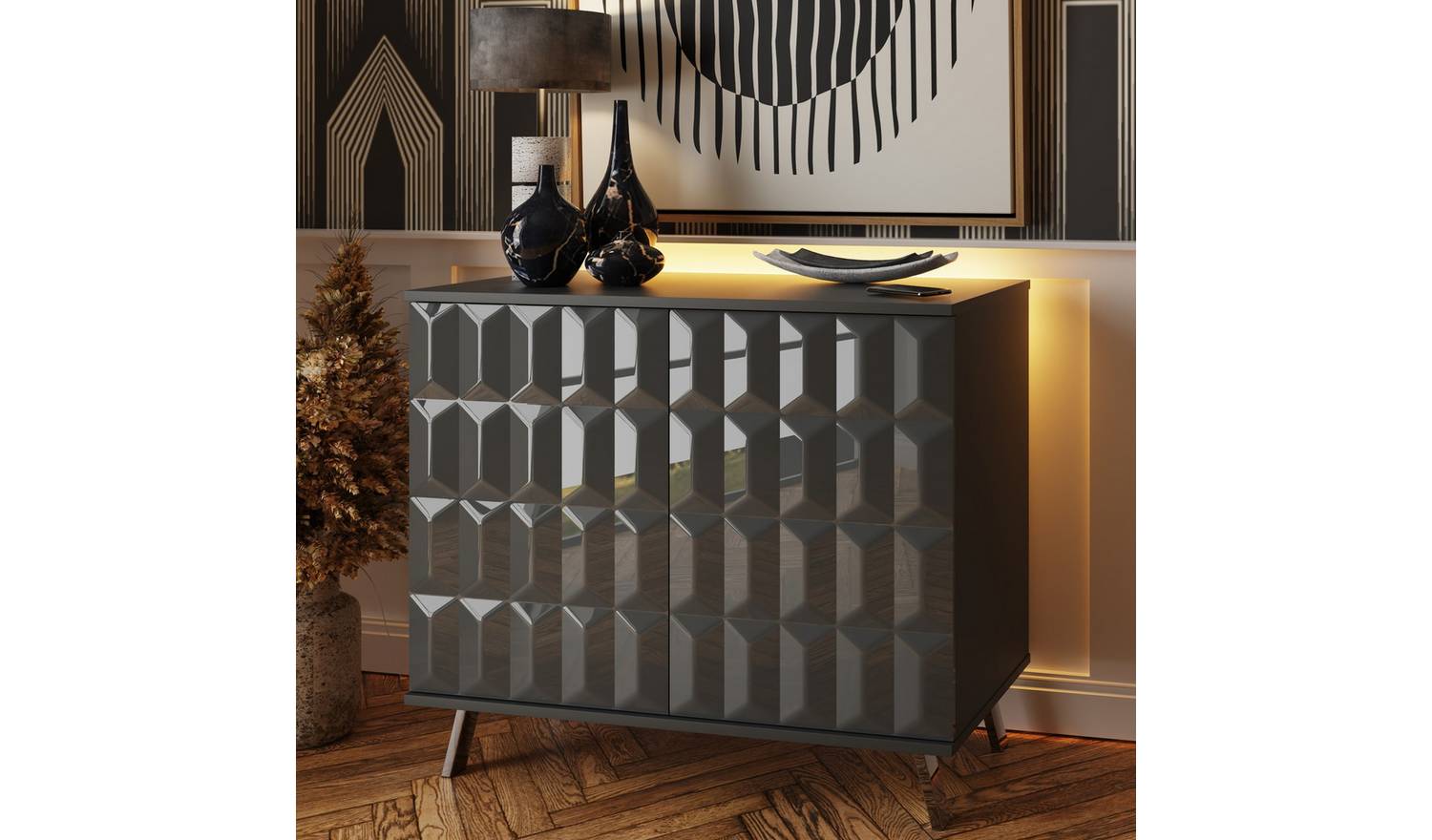 Frank Olsen Elevate 2 Door Sideboard - Grey