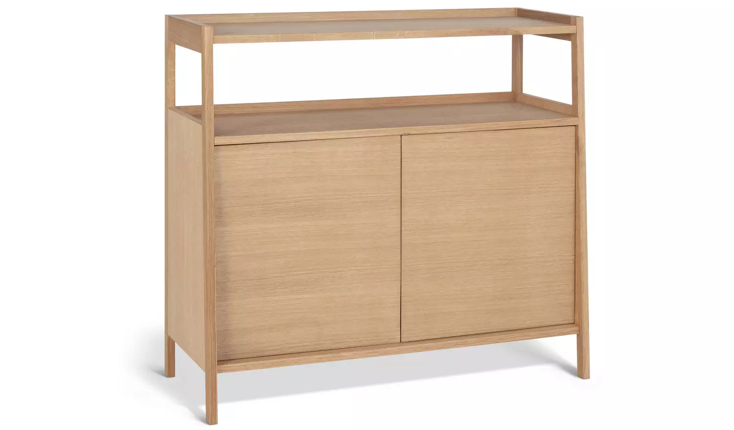 Habitat Marston 2 Door Oak Veneer Sideboard - Natural