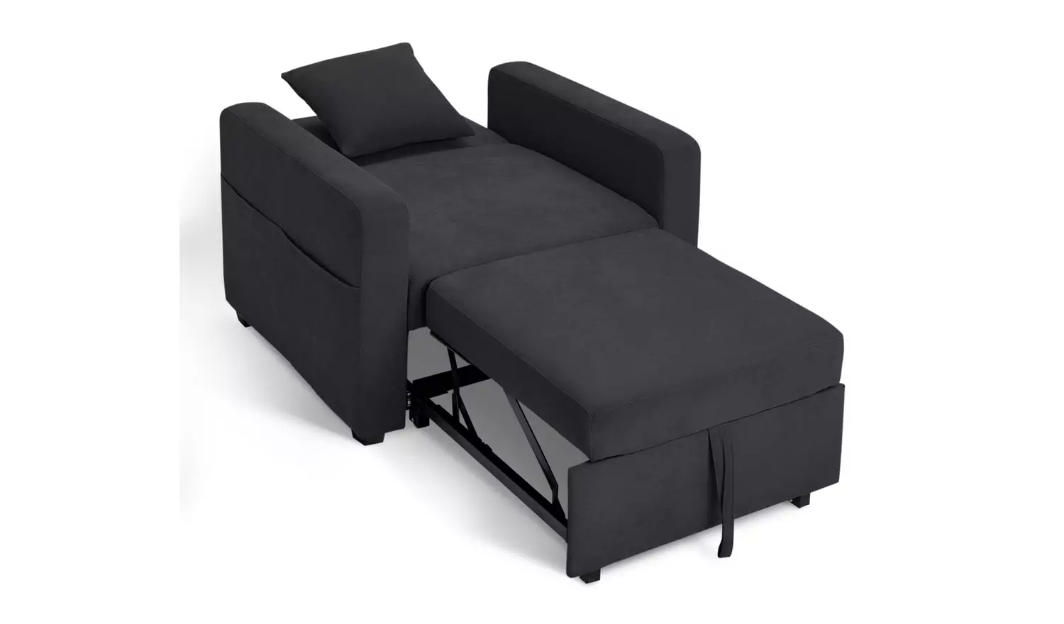 Habitat Reagan Fabric Chairbed - Charcoal