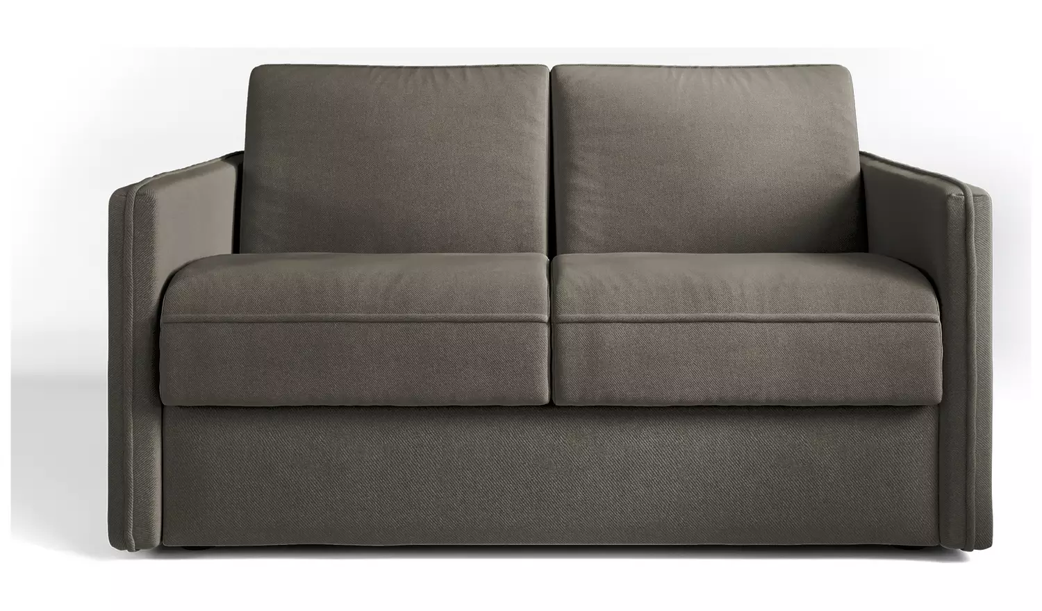 Jay-Be Slim Fabric 2 Seater Sofa Bed - Pewter