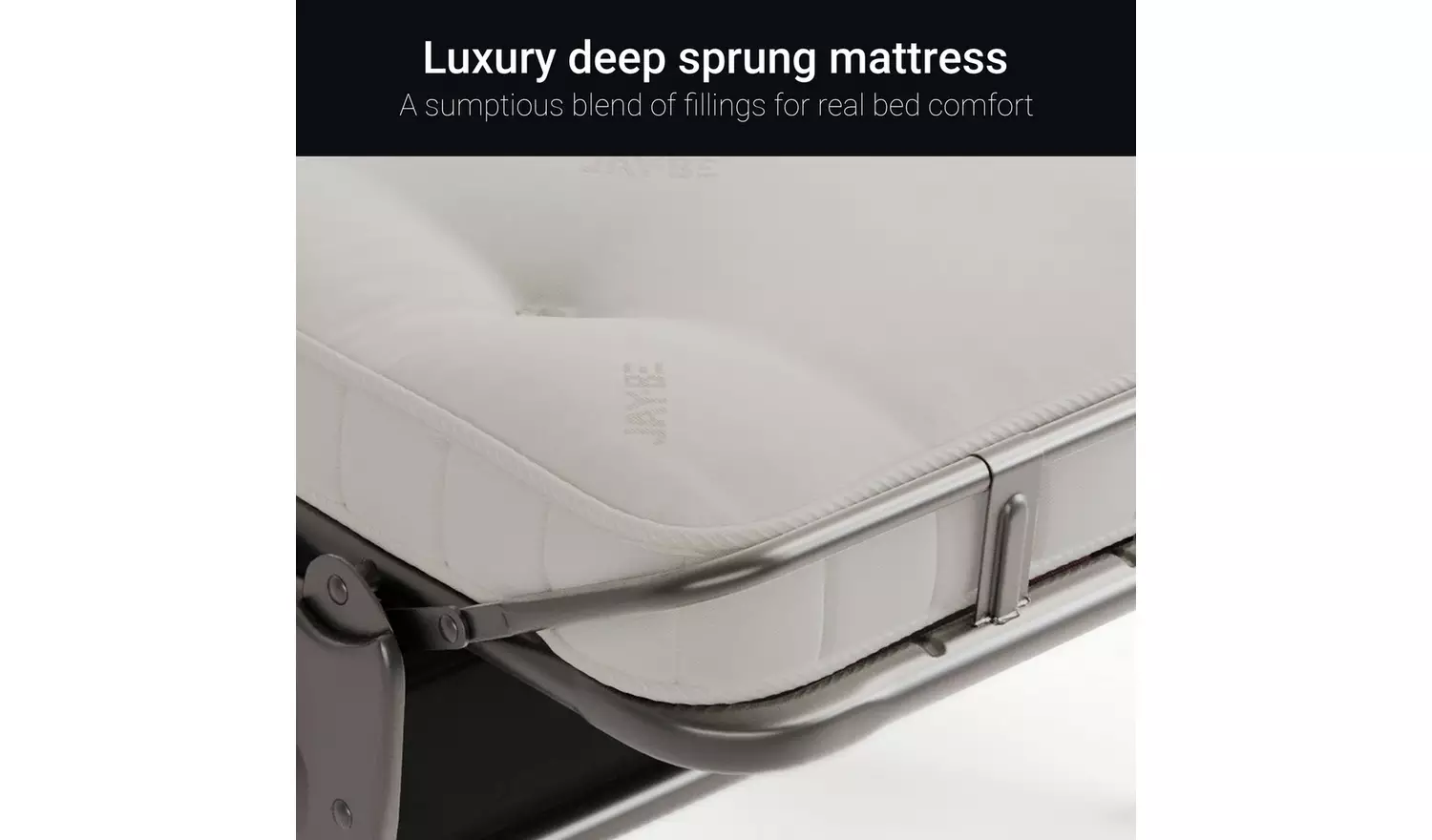 Jay-Be Deco Velvet 3 Seater Sofa Bed - Ink Blue