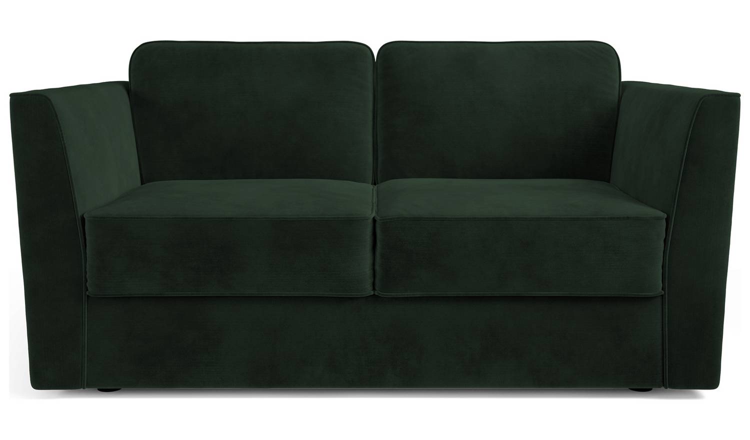 Jay-Be Elegance Velvet 2 Seater Sofa Bed - Dark Green