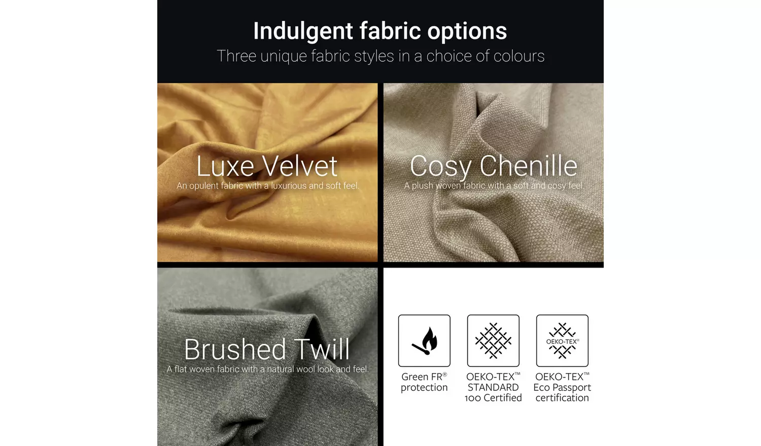 Jay-Be Elegance Velvet Cuddle Chair Sofa Bed - Ink Blue