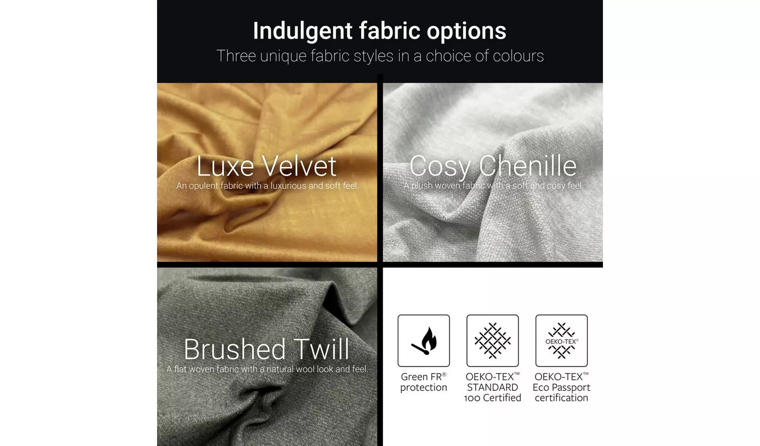 Jay-Be Slim Fabric 3 Seater Sofa Bed - Pewter