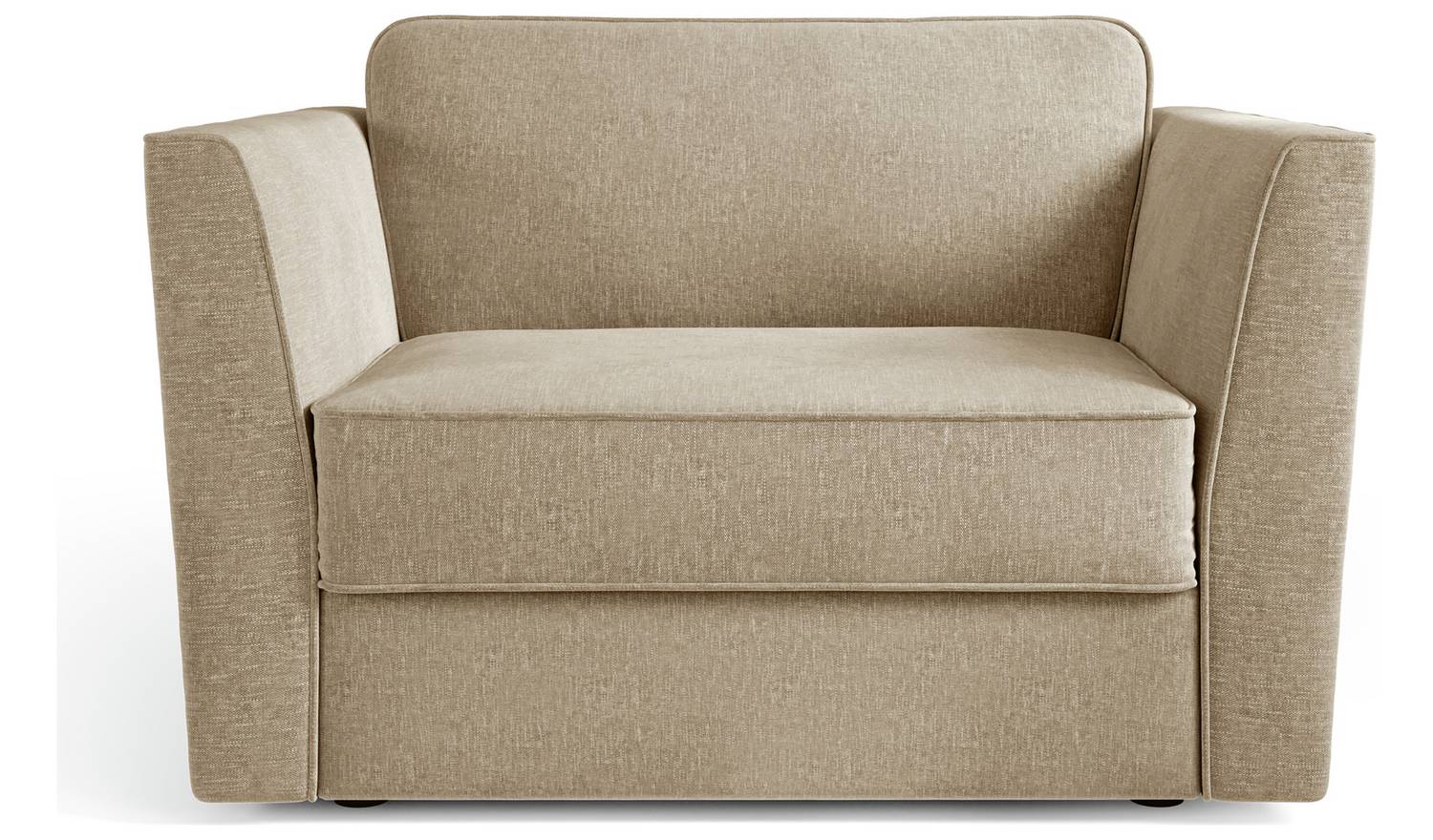 Jay-Be Elegance Fabric Cuddle Chair Sofa Bed - Stone