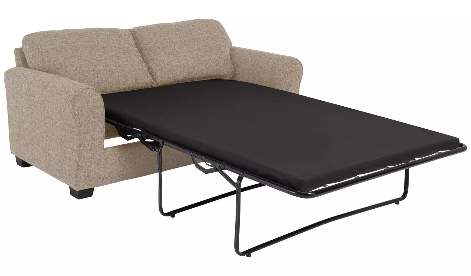 Argos Home Lisbon Fabric 2 Seater Sofa Bed - Beige