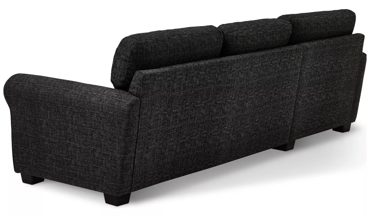 Argos Home Lisbon Left Hand Corner Chaise Sofa Bed -Charcoal