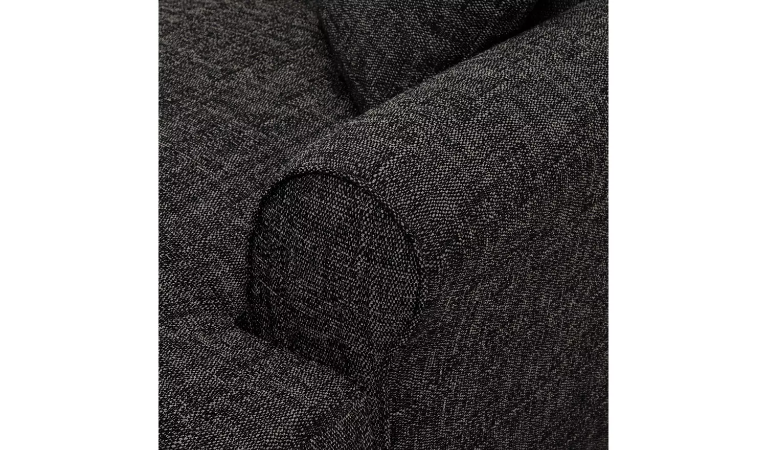 Argos Home Lisbon Left Hand Corner Chaise Sofa Bed -Charcoal