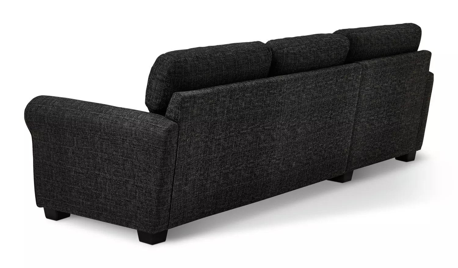 Argos Home Lisbon Right Hand Corner Chaise Sofa Bed-Charcoal