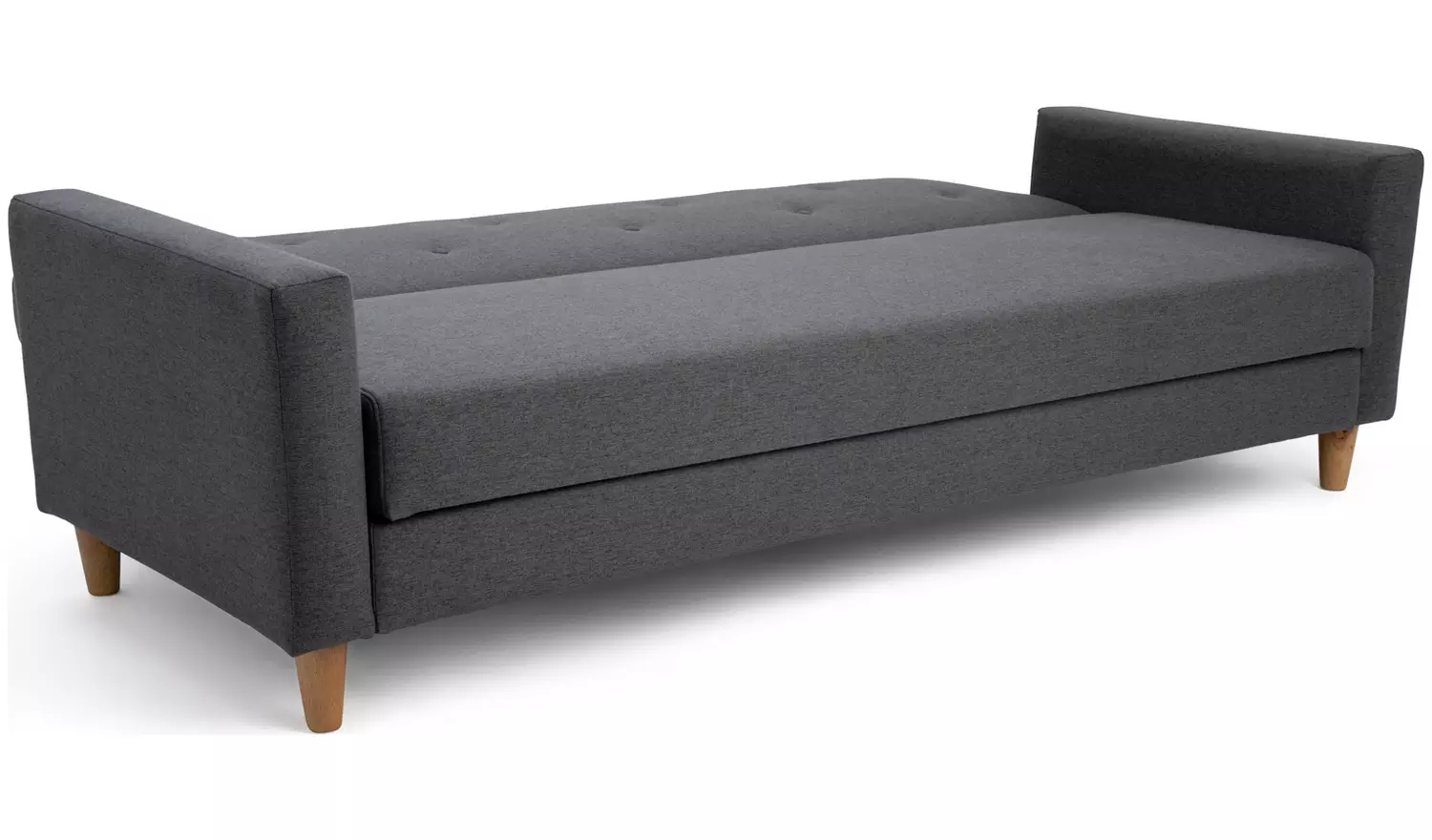 Habitat Brooks Fabric 3 Seater Clic Clac Sofa Bed - Grey