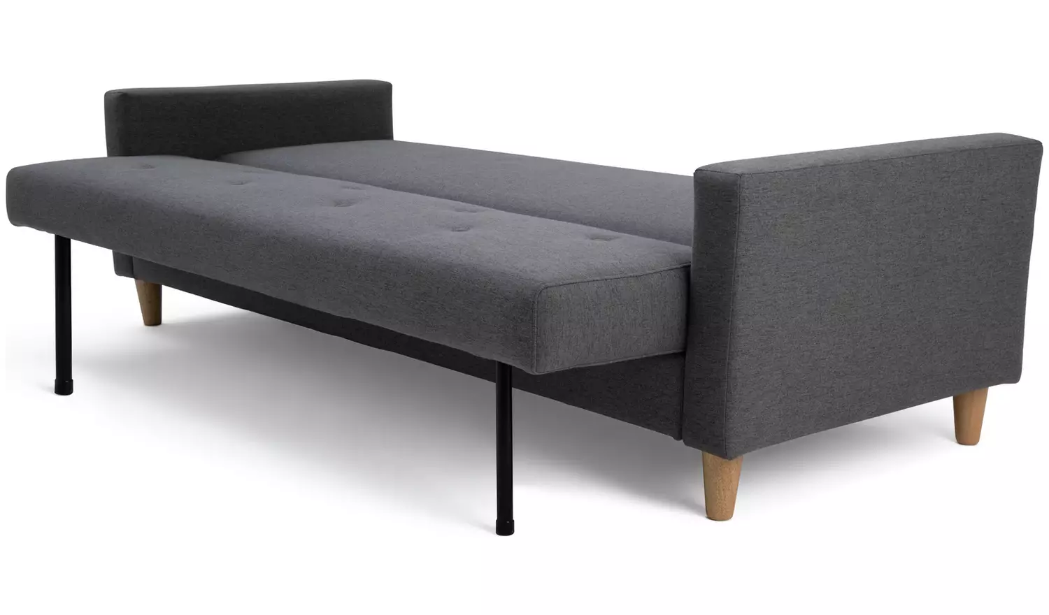 Habitat Brooks Fabric 3 Seater Clic Clac Sofa Bed - Grey