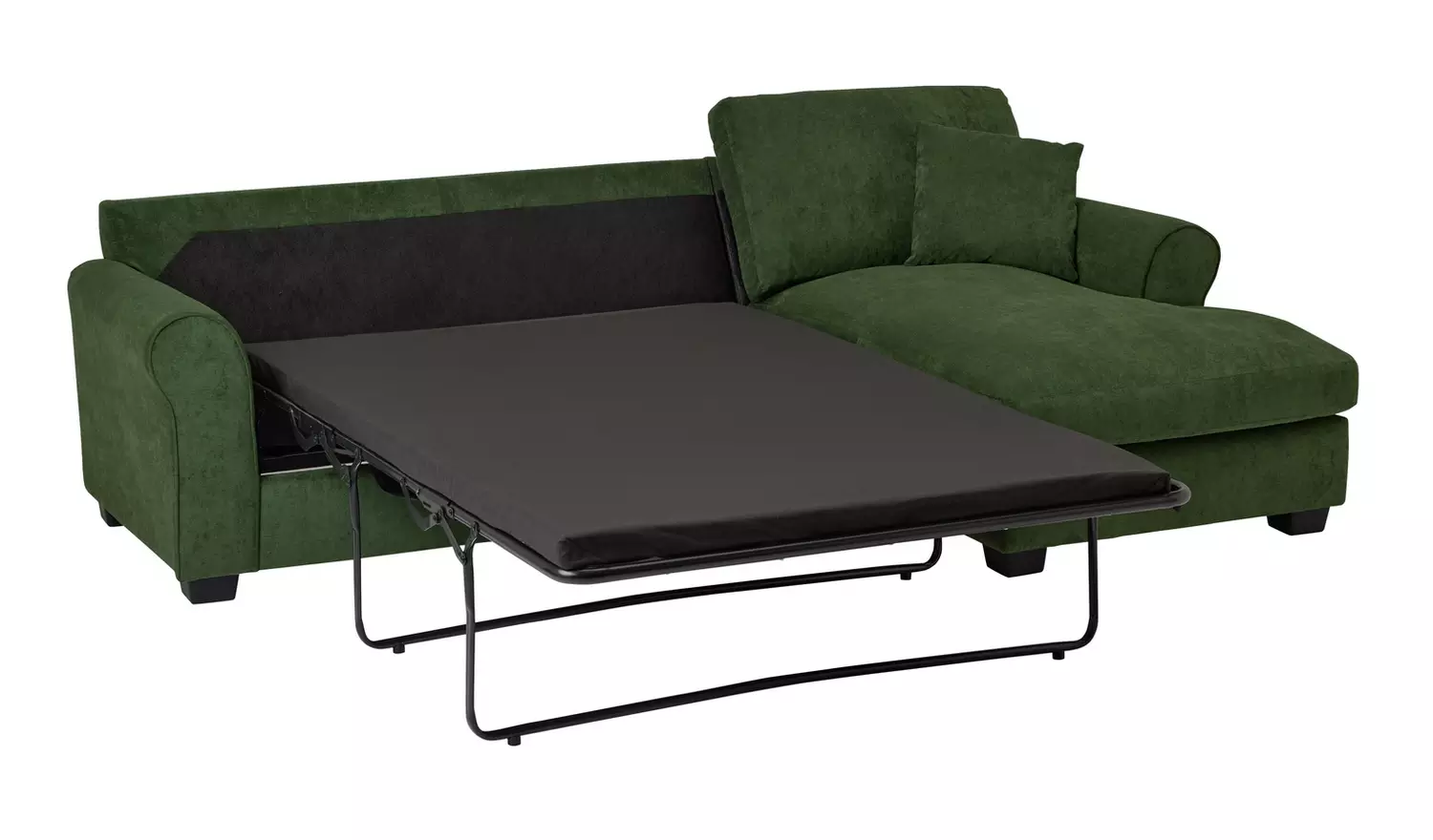 Argos Home Taylor Right Hand Corner Chaise Sofa Bed - Green