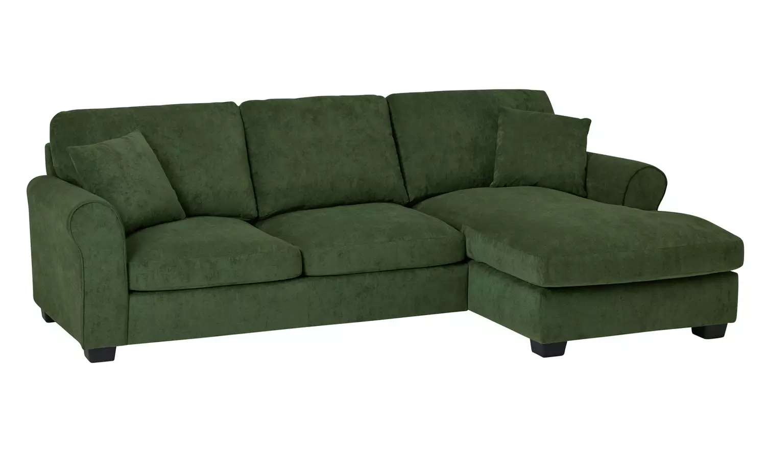 Argos Home Taylor Right Hand Corner Chaise Sofa Bed - Green