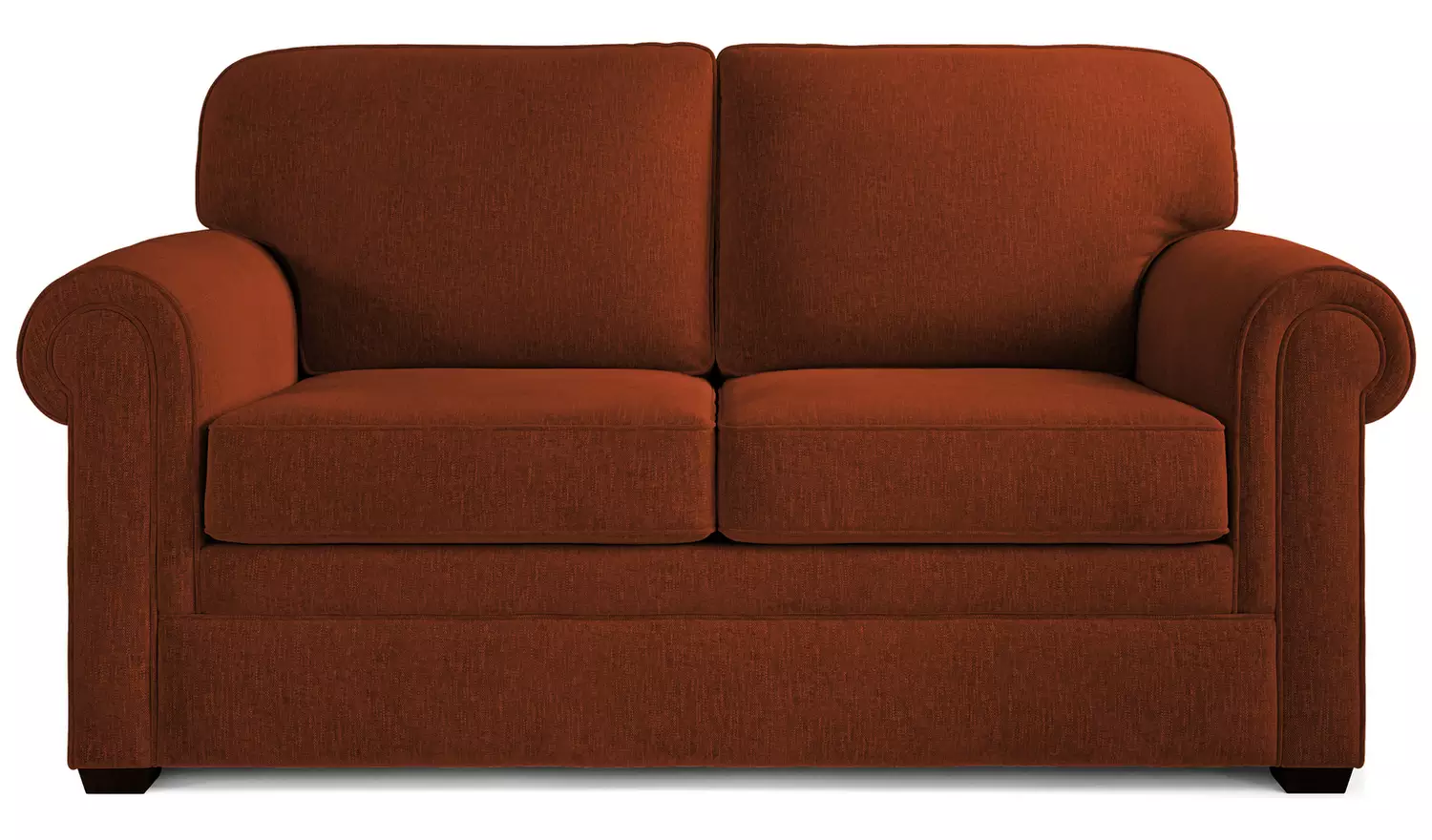 Jay-Be Heritage Fabric 2 Seater Sofa Bed - Orange